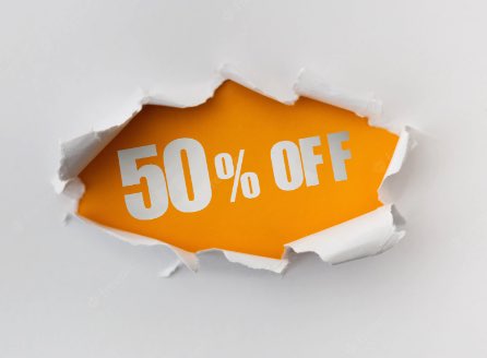 50% OFF!!  ウェブサイト開設記念キャンペーン<終了しました>
