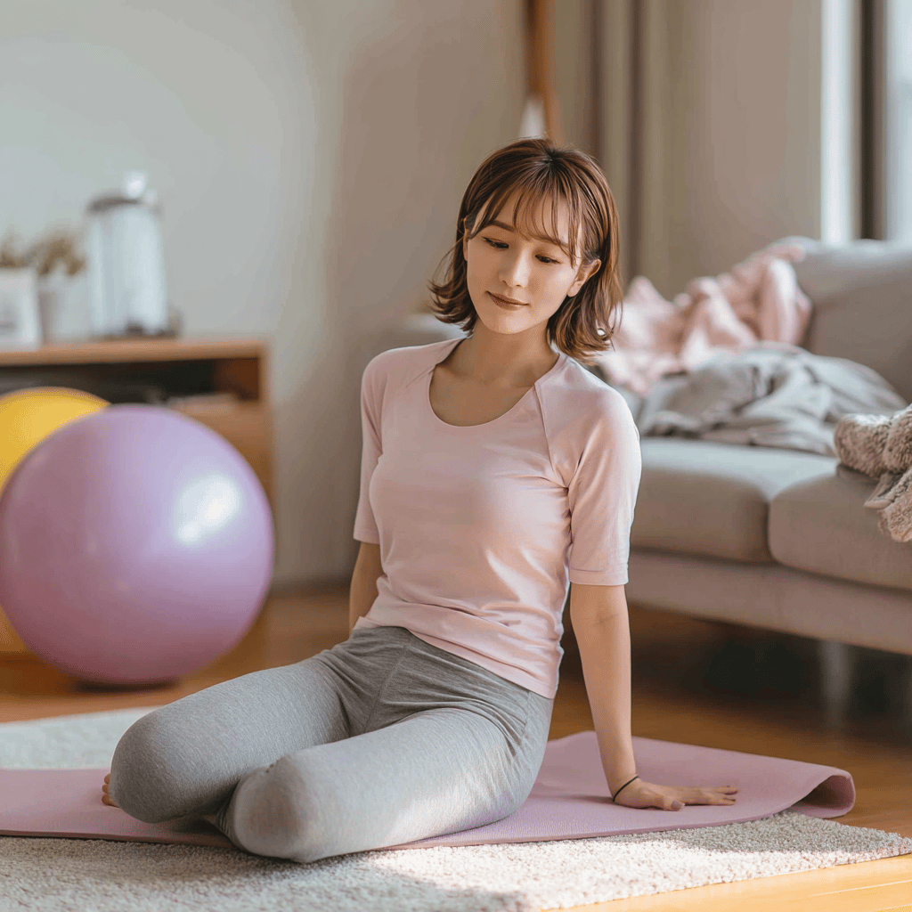 産後の尿もれや腰痛に悩むママへ