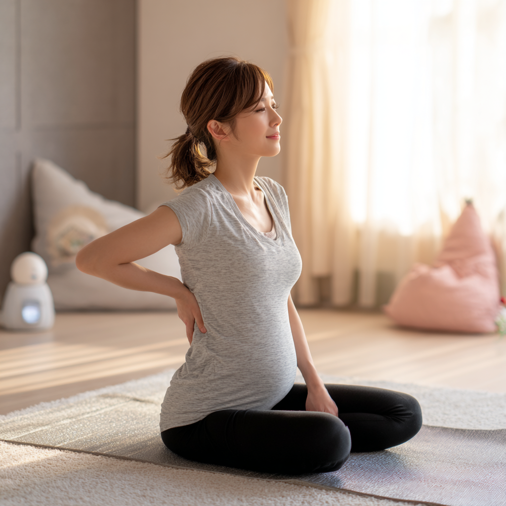 授乳中の肩こり・腰痛のママへ専門家推奨ケア
